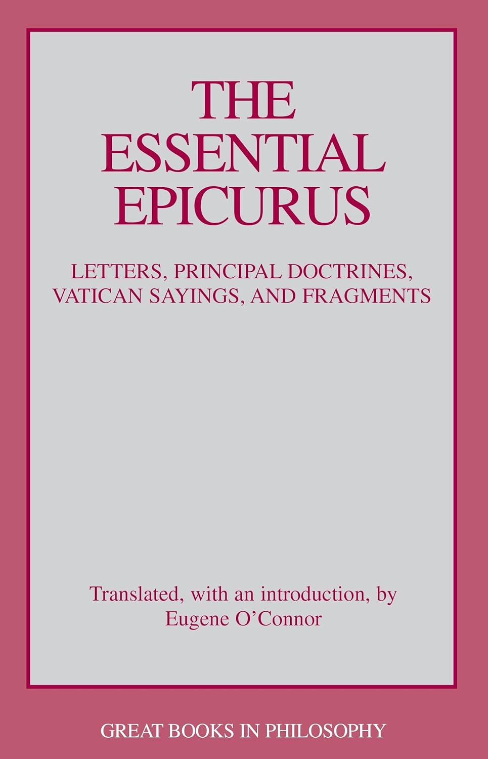 The Essential Epicurus